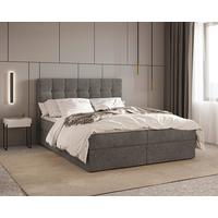 BOXBETT Oslo Anthrazit 160x200cm - Anthrazit/Schwarz, MODERN, Holz/Kunststoff (160/200cm) - MID.YOU