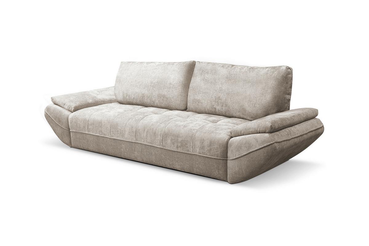 Schlafsofa Elma Sandfarben B: 280cm - Sandfarben/Schwarz, KONVENTIONELL, Holz/Holzwerkstoff (280/73-93/107cm) - MID.YOU