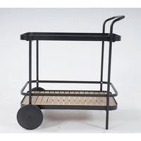 Servierwagen 613-402380 - Schwarz, Basics, Metall (54/84/76cm)
