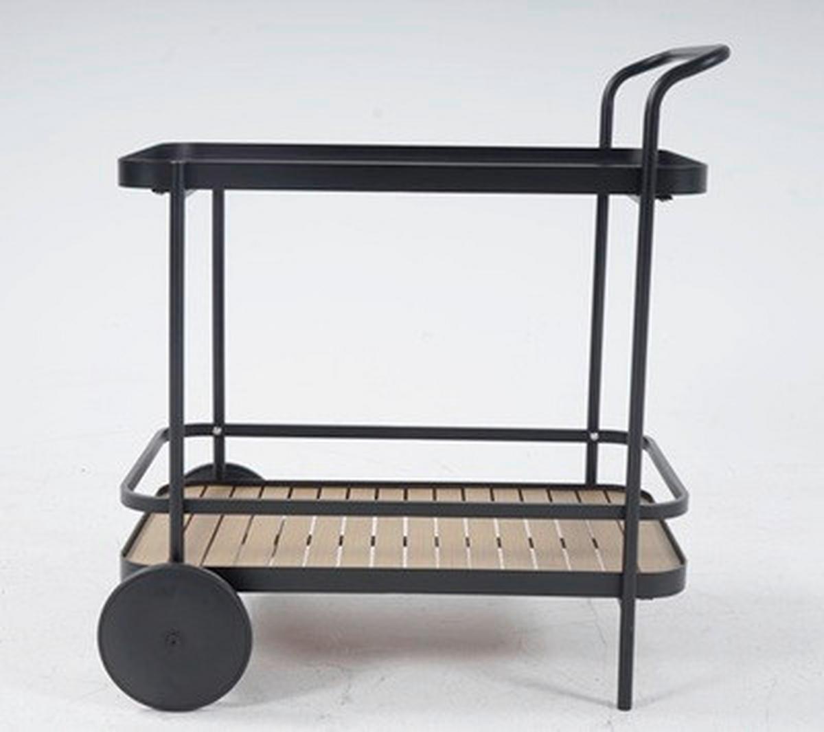 Servierwagen 613-402380 - Schwarz, Basics, Metall (54/84/76cm)