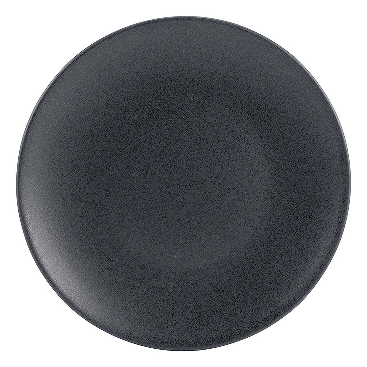 Kombiservice Keramik 4 Personen Geschirr Set Schwarz - Schwarz, Trend, Keramik - Creatable