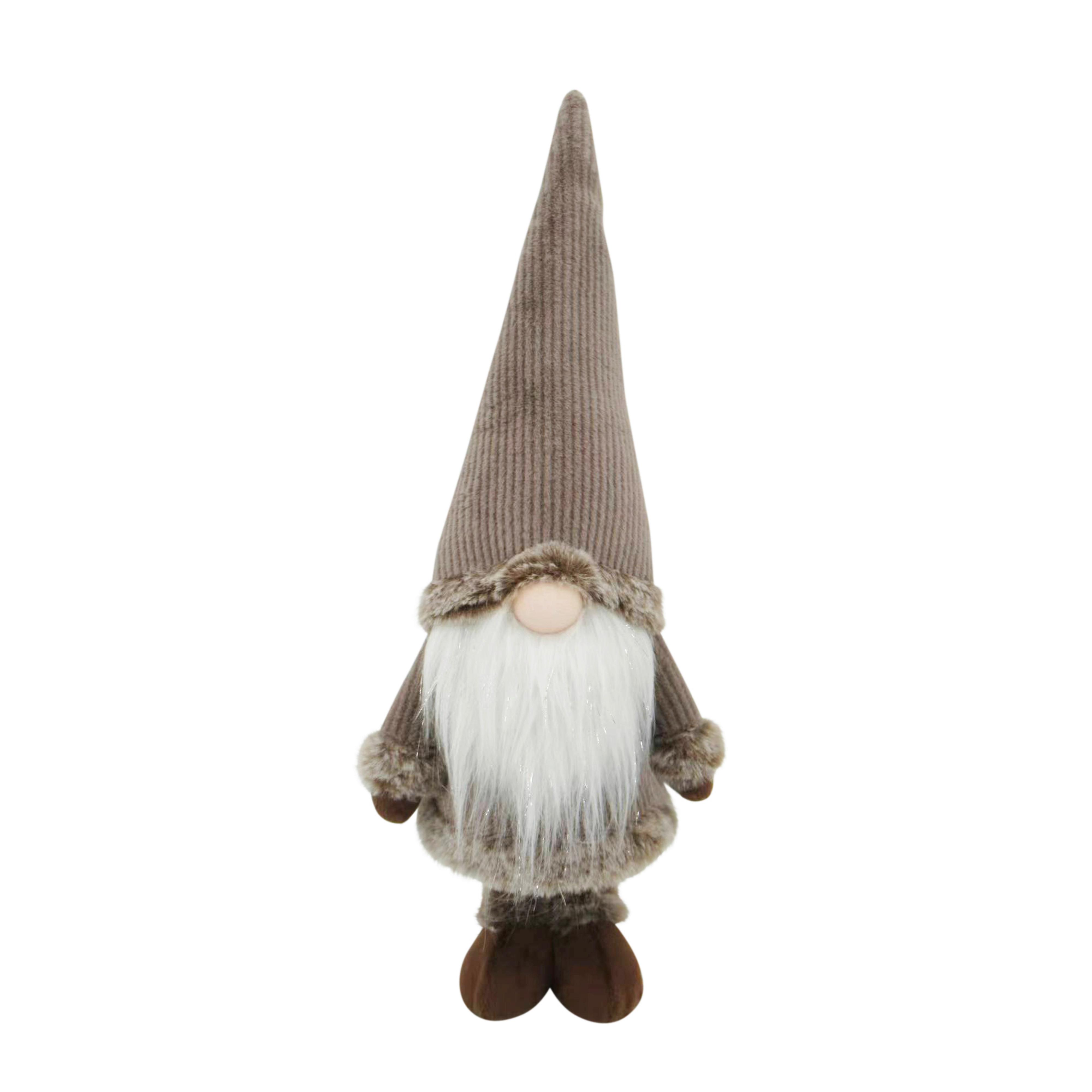 Škriatok Výška: 45 cm - svetlohnedá/biela, Konventionell, kov/textil (15/45/11cm) - Mömax