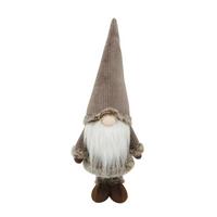 Škriatok Výška: 45 cm - svetlohnedá/biela, Konventionell, kov/textil (15/45/11cm) - Mömax