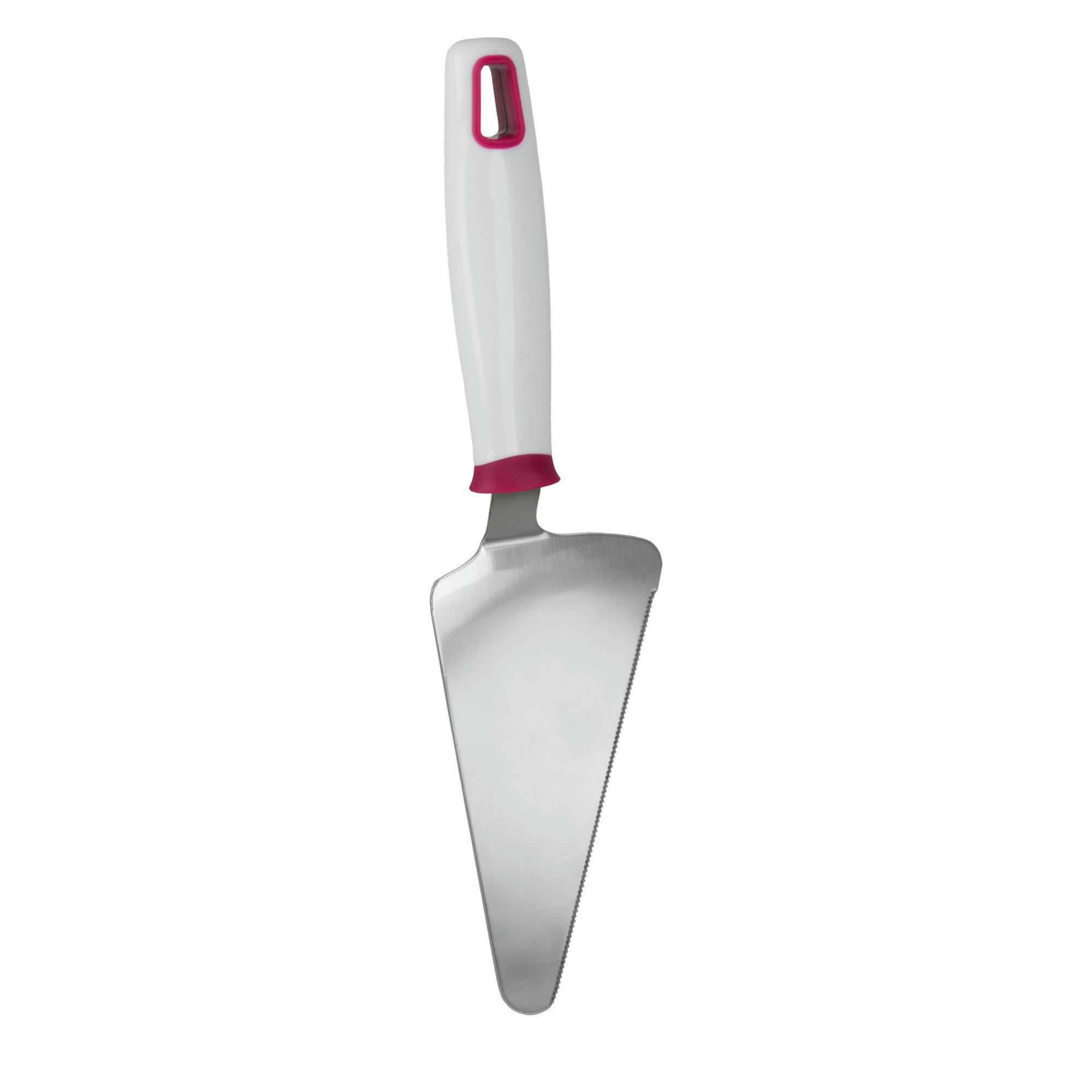Tortenheber Moreno L: 33,5 Cm Weiß - Edelstahlfarben, Basics, Metall (8,70/33,5/3,1cm) - Metaltex