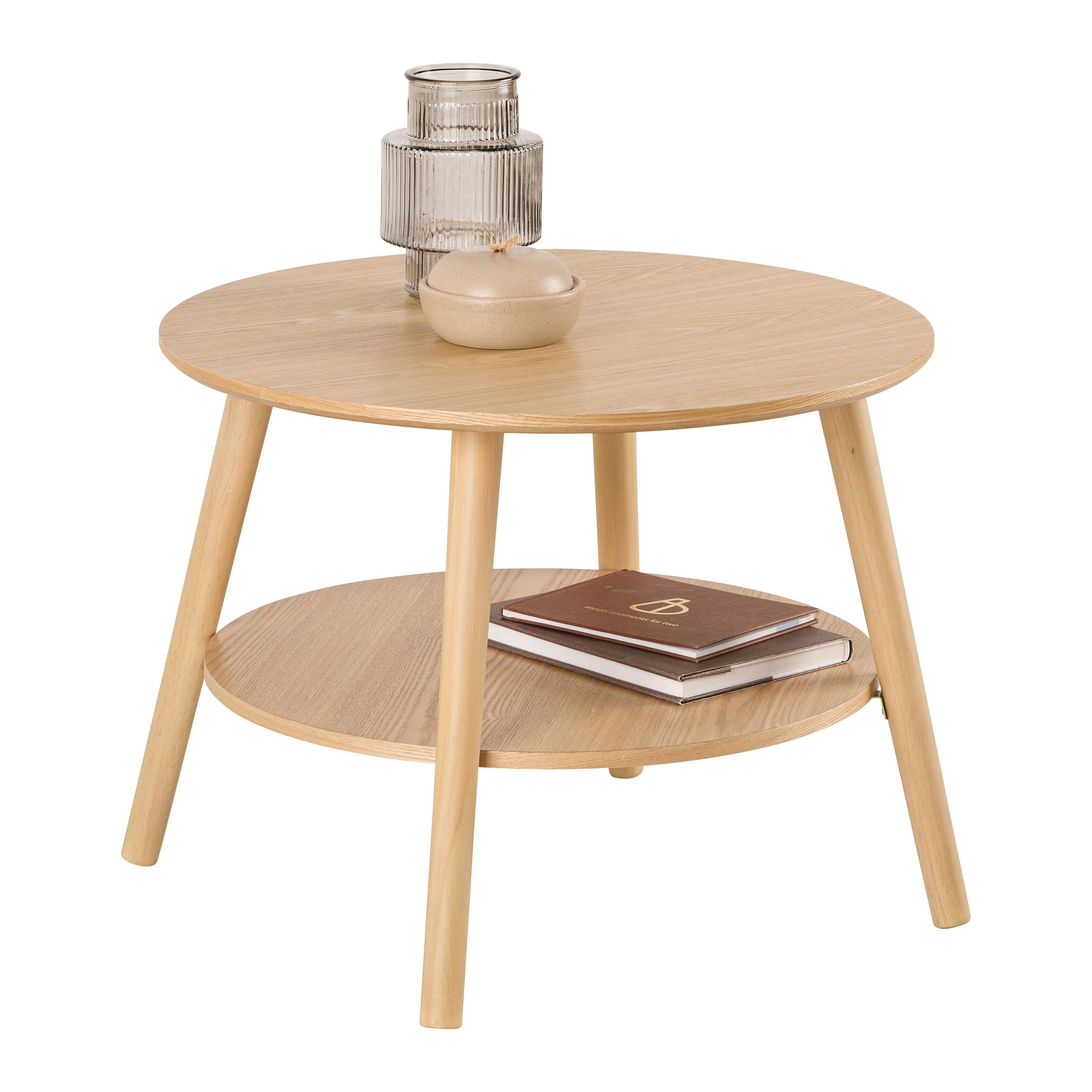 KONFERENČNÍ STOLEK FREDDY - přírodní barvy, Moderní, dřevo/kompozitní dřevo (60/43cm) - Mömax