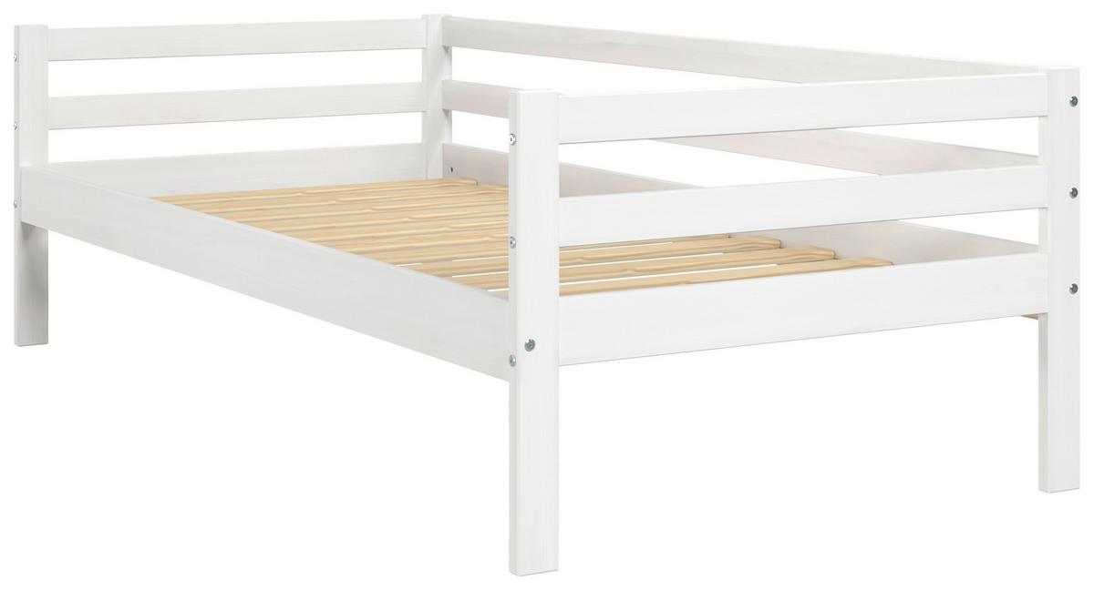 Ágykeret Cozy 90/200 Cm - natúr/fehér, Basics, fa (204,5/62/95,5cm) - MID.YOU