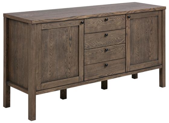 Anrichte Brentwood B: 160cm Dunkelbraun - Dunkelbraun, KONVENTIONELL, Holz (160/81,5/43cm) - Carryhome Anrichte Brentwood B: 160cm Dunkelbraun - Dunkelbraun, KONVENTIONELL, Holz (160/81,5/43cm) - Carryhome