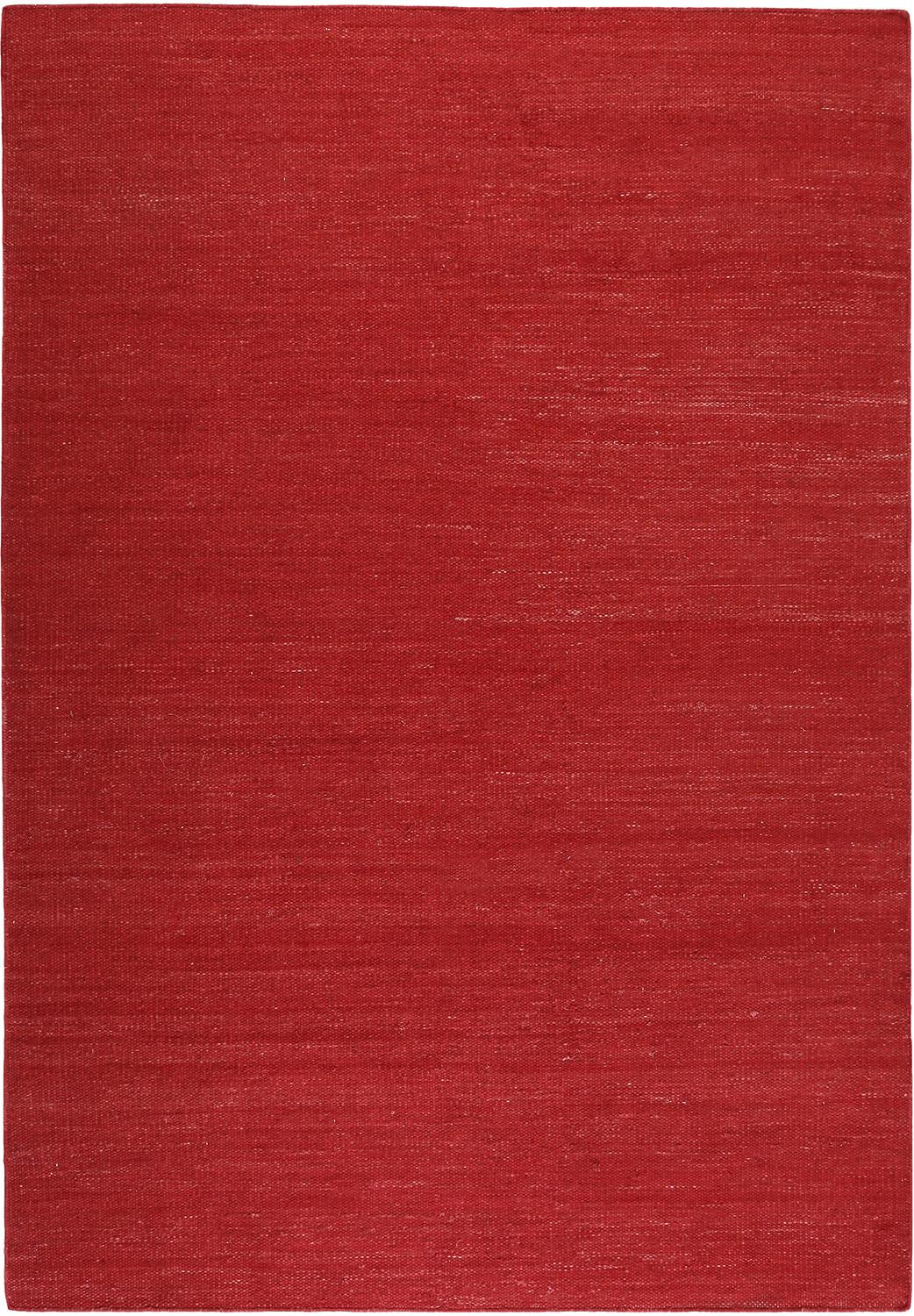Handwebteppich Rot Baumwolle Rainbow Kelim 130x190 Cm - Rot, KONVENTIONELL, Textil (130/190cm) - Esprit