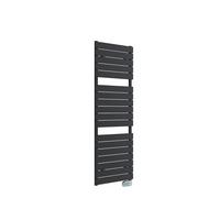 Handtuchheizkörper E-pisa Bxl 50x151,2 Cm Gerade 750 W - Schwarz, Basics, Metall (50/151,2cm) - Sanotechnik
