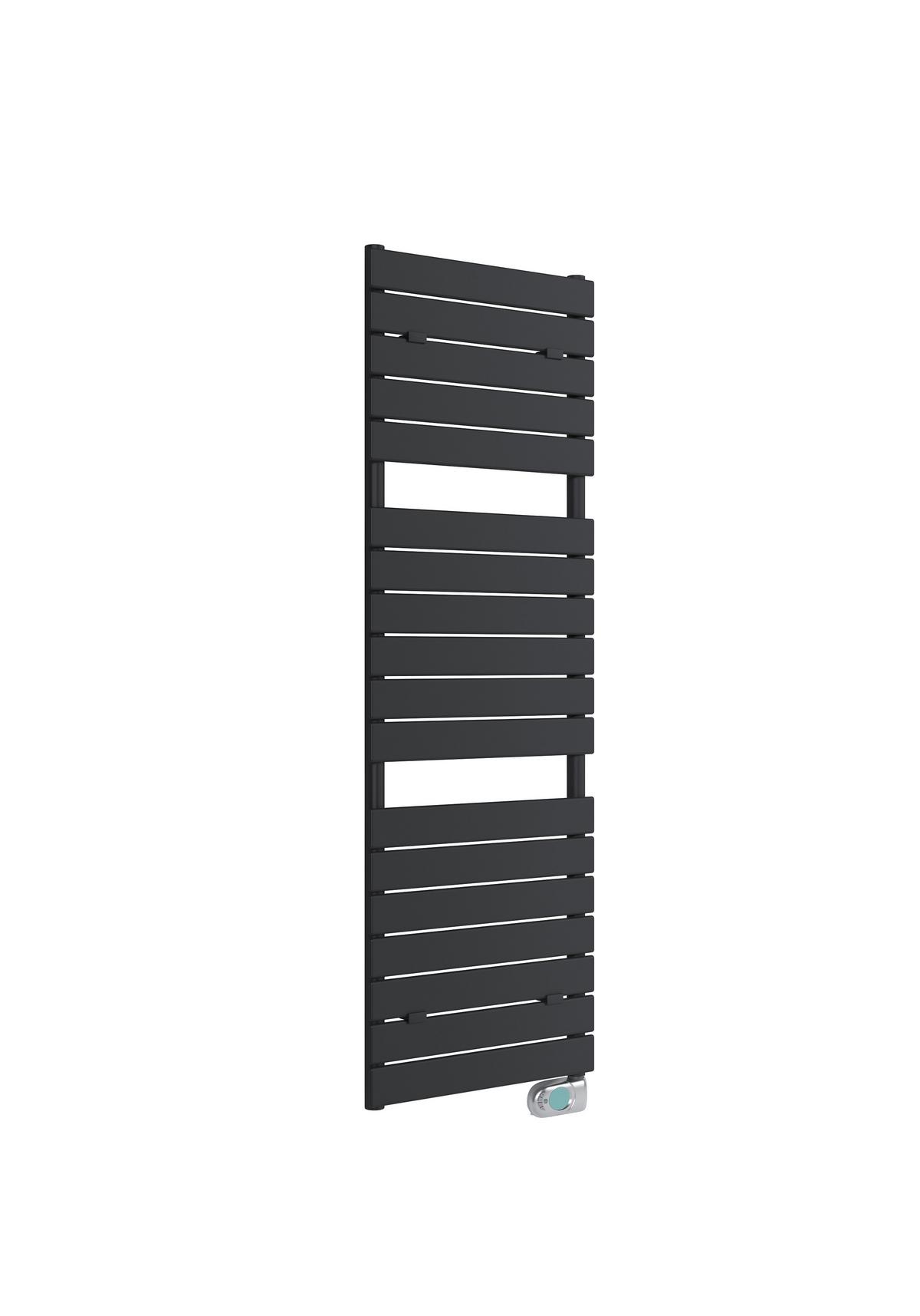 Handtuchheizkörper E-pisa Bxl 50x151,2 Cm Gerade 750 W - Schwarz, Basics, Metall (50/151,2cm) - Sanotechnik