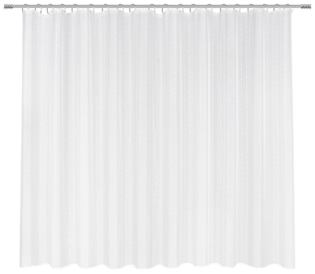Kusová záclona Lisa store 2, 300/175cm - bílá, Romantický / Rustikální, textil (300/175cm) - Modern Living