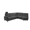 Ecksofa mit Relaxfunktion Parole Anthrazit Chenille - Chromfarben/Anthrazit, MODERN, Textil (275/236cm) - Livetastic