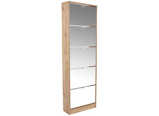 Schuhschrank Sg15 - 2 - Eichefarben, MODERN, Holzwerkstoff (58/170/18cm) Schuhschrank Sg15 - 2 - Eichefarben, MODERN, Holzwerkstoff (58/170/18cm)