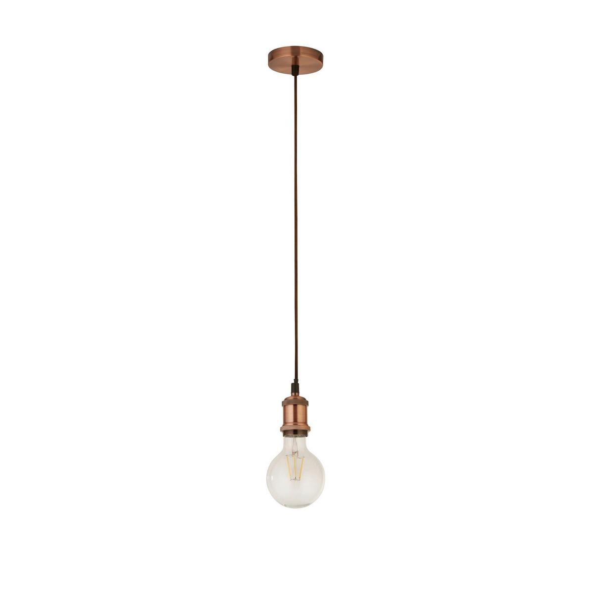 Pendelleuchte 7461cu Suspension - Kupferfarben, KONVENTIONELL, Metall (9,8/300cm)