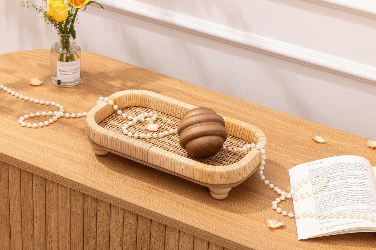 Dekokugel Regina - Naturfarben, KONVENTIONELL, Holz (8/8cm) - Luca Bessoni