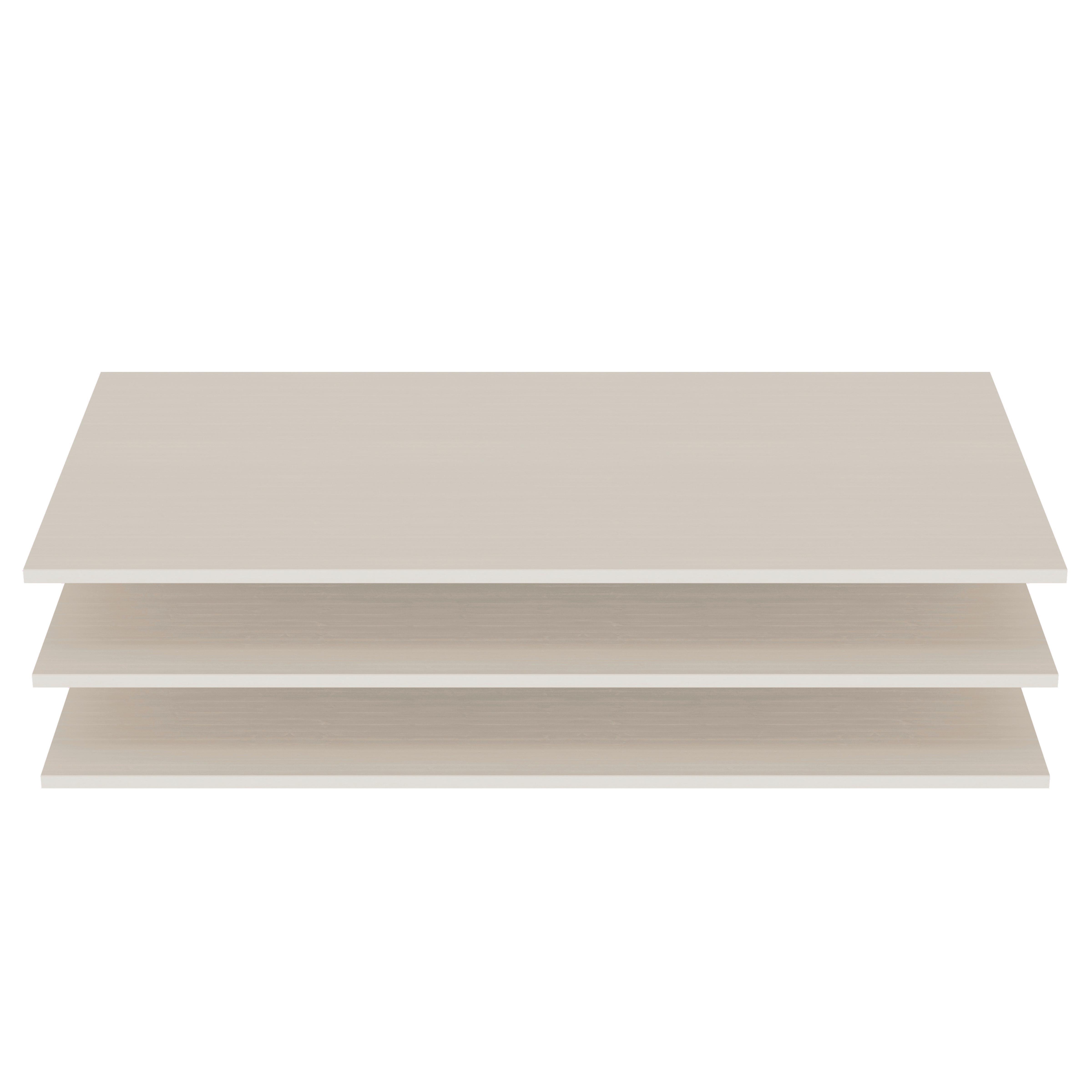 EINLEGEBODENSET Olivia Grau B: 102cm - Grau, Basics, Holz (102/5/54cm) - MID.YOU