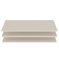 EINLEGEBODENSET Olivia Grau B: 102cm - Grau, Basics, Holz (102/5/54cm) - MID.YOU
