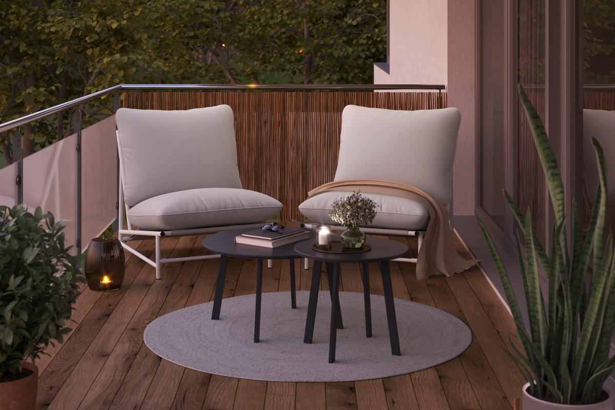 Loungesessel Malis - Beige, MODERN, Textil/Metall (70/76/87cm) - Beldano