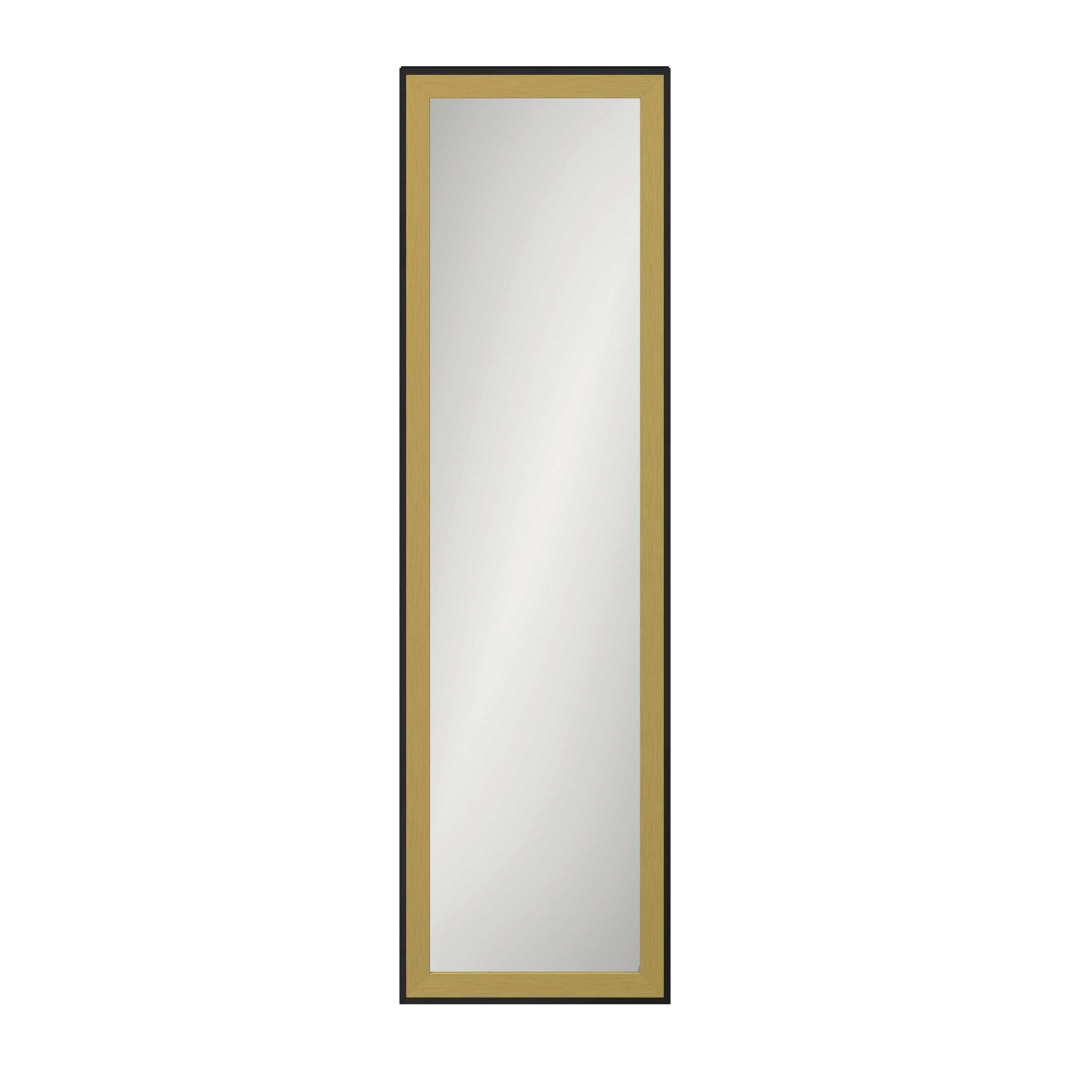 Spiegel Bianka Schwarz/Goldfarben B: 183 cm