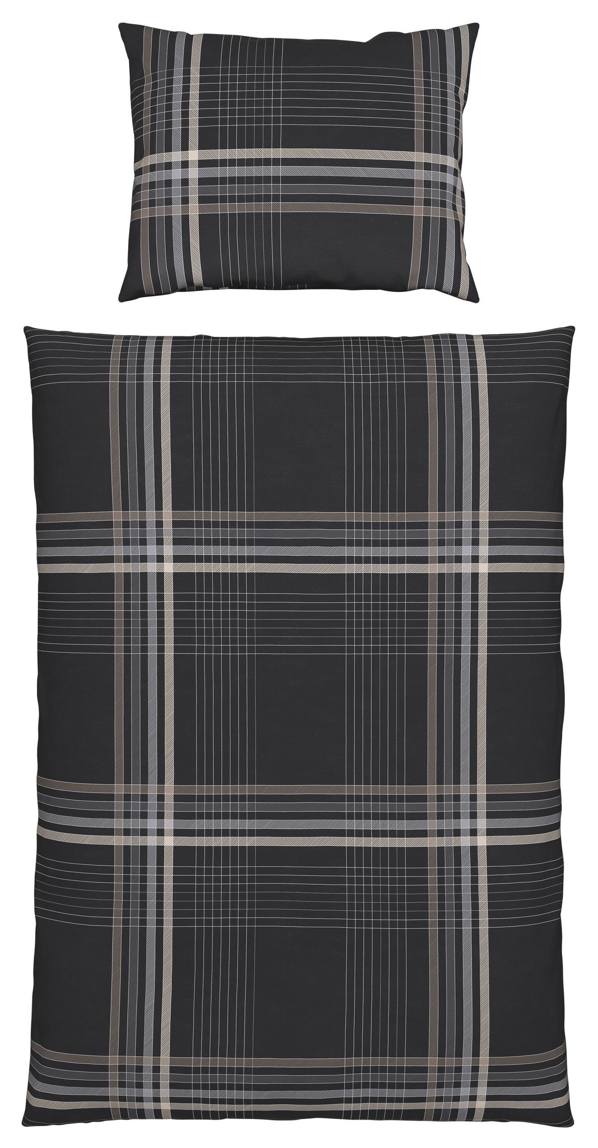 Ágyneműhuzat-garnitúra Sanella - szürke, Modern, textil (140/200cm) - Luca Bessoni