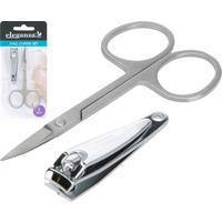 Manikürset Margot 2er Set Schere + Knipser - Silberfarben, Basics, Metall