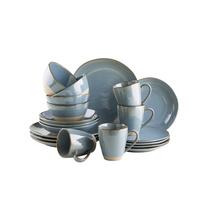 Kombiservice Nottingham Blaugrau 20--Teilig. - Blaugrau, Basics, Keramik - Mäser