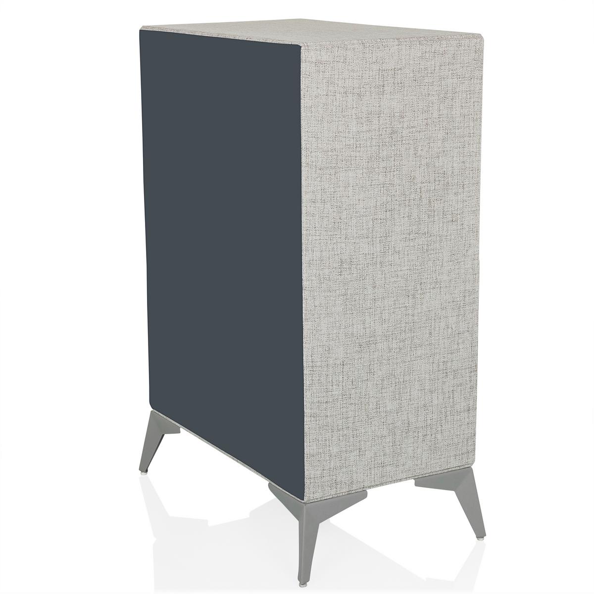 Kommode Skuffy Grau B: 60 Cm - Grau, MODERN, Textil (60/90/35,5cm) - MID.YOU