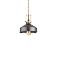 Hängeleuchte Nero Schwarz D: 33 cm - Schwarz, KONVENTIONELL, Metall (33/52-21,5cm) - Ideal Lux