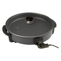 Elektrische Pfanne Mit Glasdeckel Ppf 1503 Ø 32 Cm - Schwarz, MODERN, Metall (32/10/32cm) - Silva Homeline