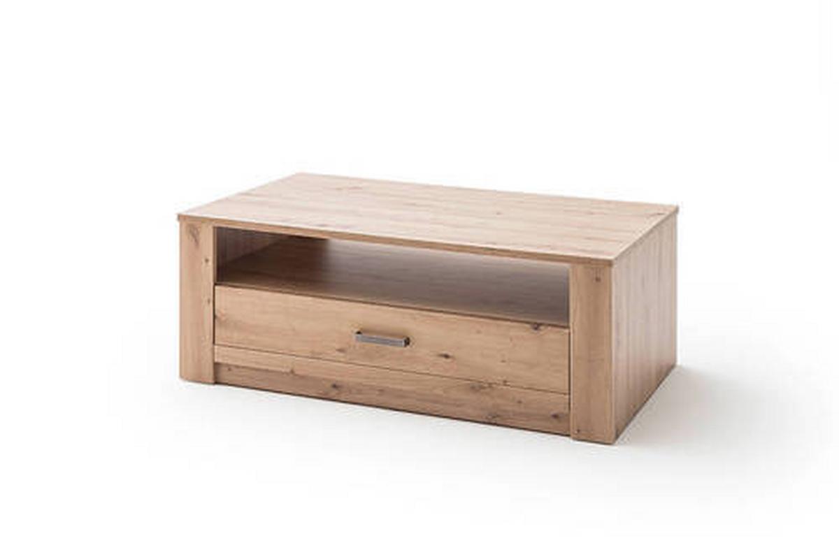 Couchtisch Mit Lade Meran Eichefarben - Eichefarben, Design, Holzwerkstoff (115/70/45cm) - Livetastic