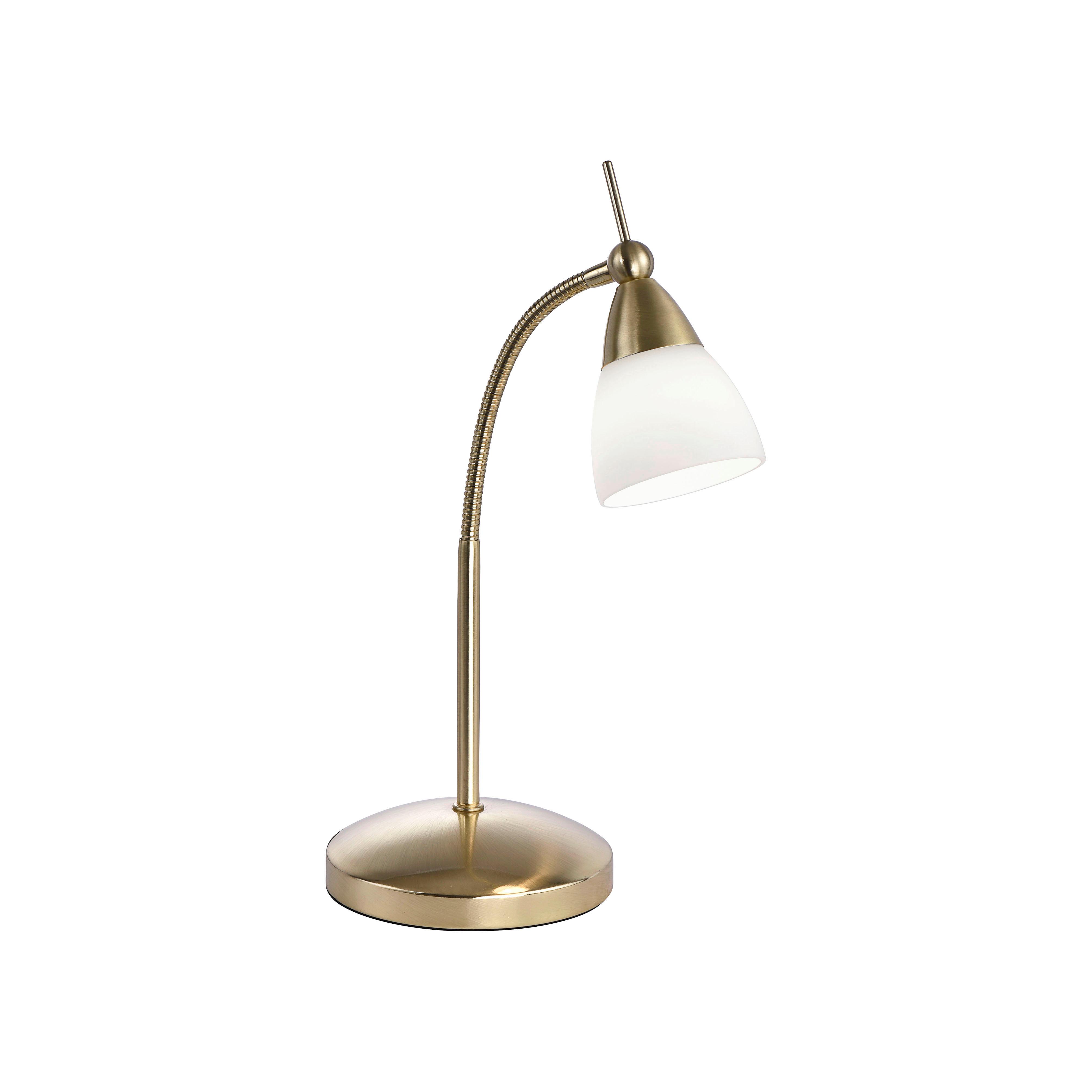 LED-Tischleuchte 4001-60 Pino - Messingfarben, Basics, Glas/Metall (30/30/45cm) - Paul Neuhaus