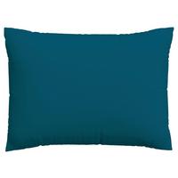 Kopfpolsterbezug Woven Satin - Petrol, Basics, Textil (70/90cm) - Schlafgut