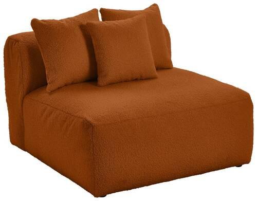 Modul Sofa Bloom 2er Sofa B: 100 Cm Rostfarben - Rostfarben, Trend, Textil (100/70/122cm) - Livetastic