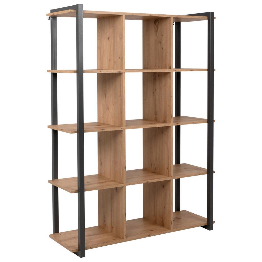 Regal Denver 31 B: 107 cm Eiche Dekor/Anthrazit
