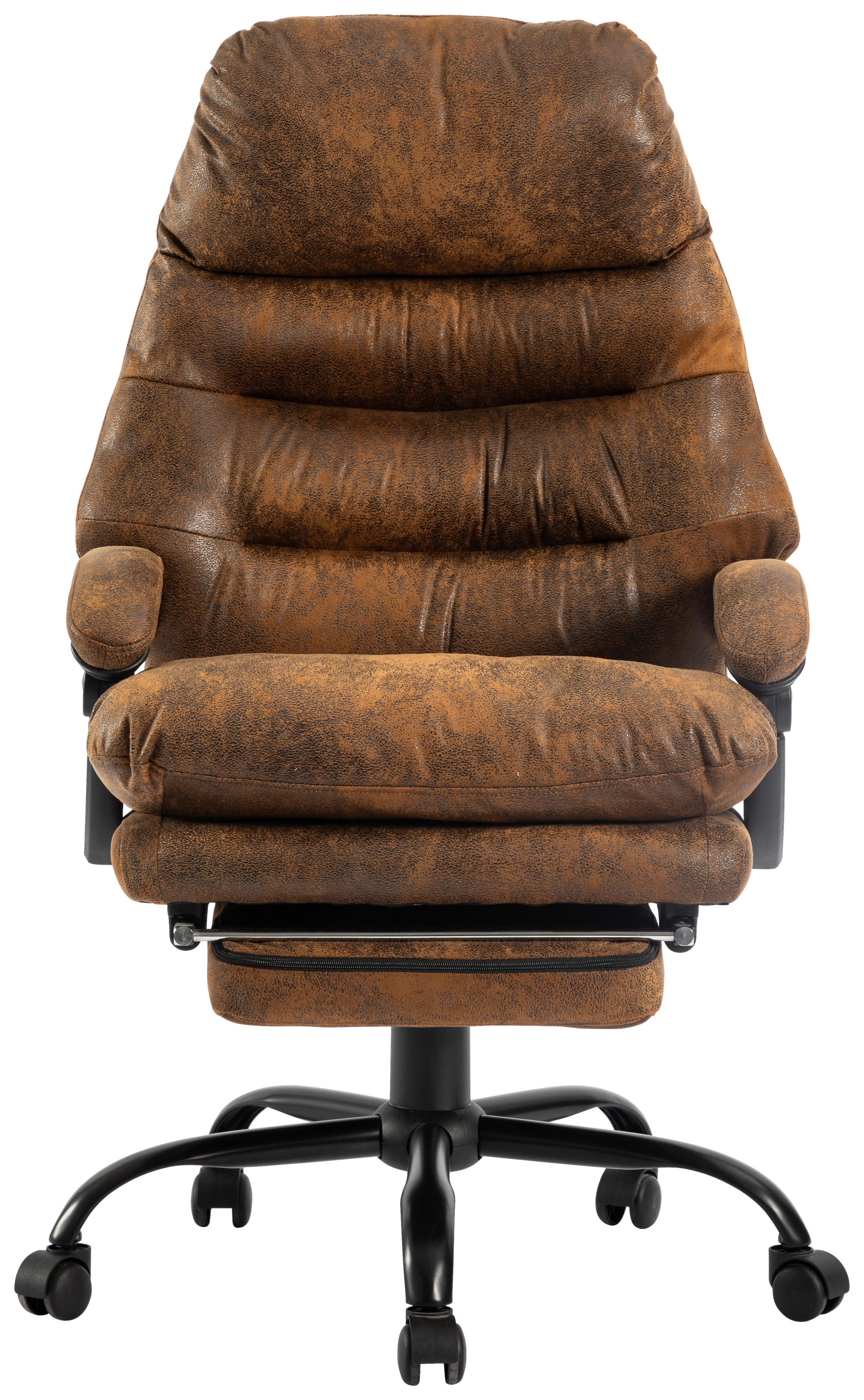 Drehstuhl Big Boss Braun/ Schwarz bis 140 kg