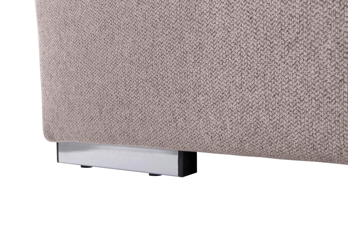 Wohnlandschaft Ramzes Taupe U: 173x328x215 cm - Taupe/Grau, Design, Textil (173/328/215cm) - MID.YOU