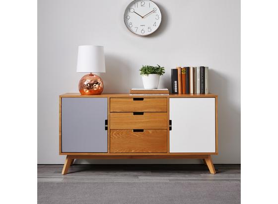 Komoda Maris - sivá/biela, Moderný, drevo (120/60/35cm) - Modern Living Komoda Maris - sivá/biela, Moderný, drevo (120/60/35cm) - Modern Living