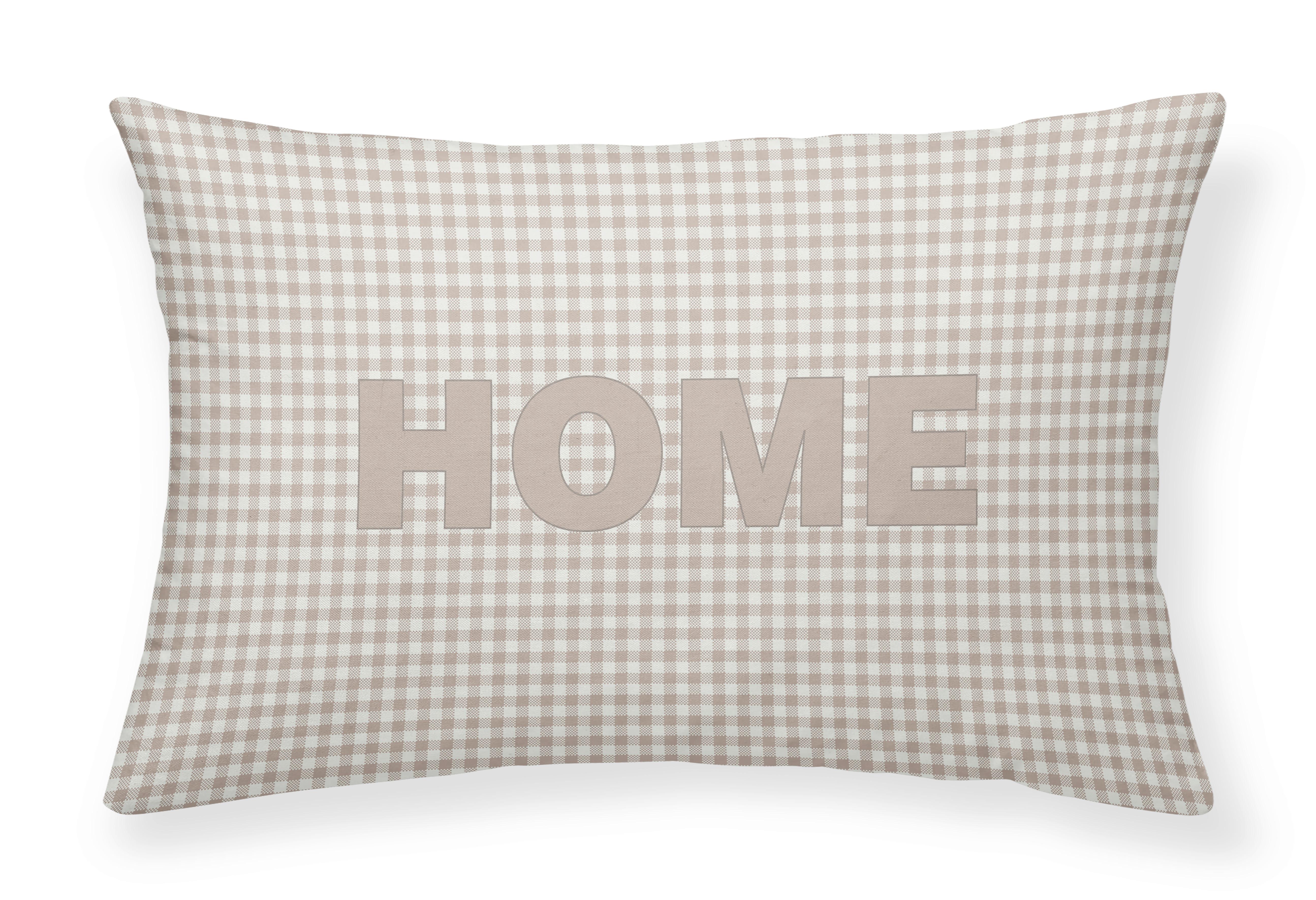 DEKORAČNÝ VANKÚŠ VICHY HOME - béžová, textil (30/50cm)