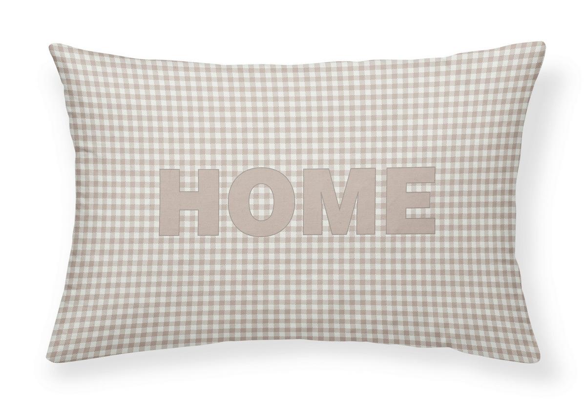 DEKORAČNÝ VANKÚŠ VICHY HOME - béžová, textil (30/50cm)