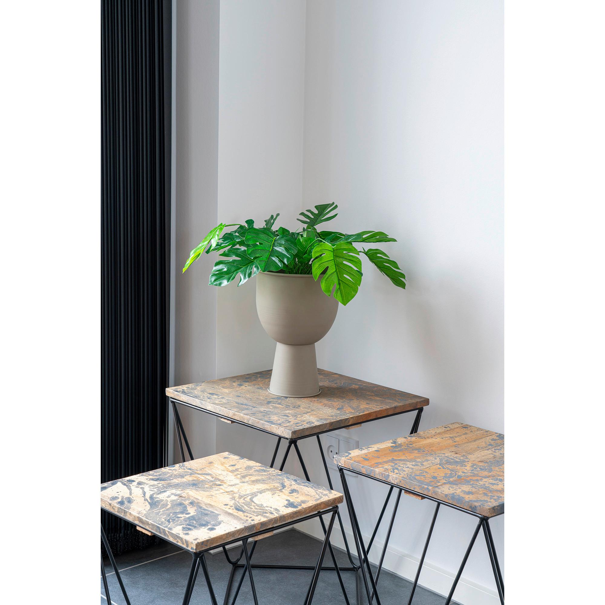Kunstpflanze Monstera Grün B: 40 cm - Grün, Design (40/45/40cm)