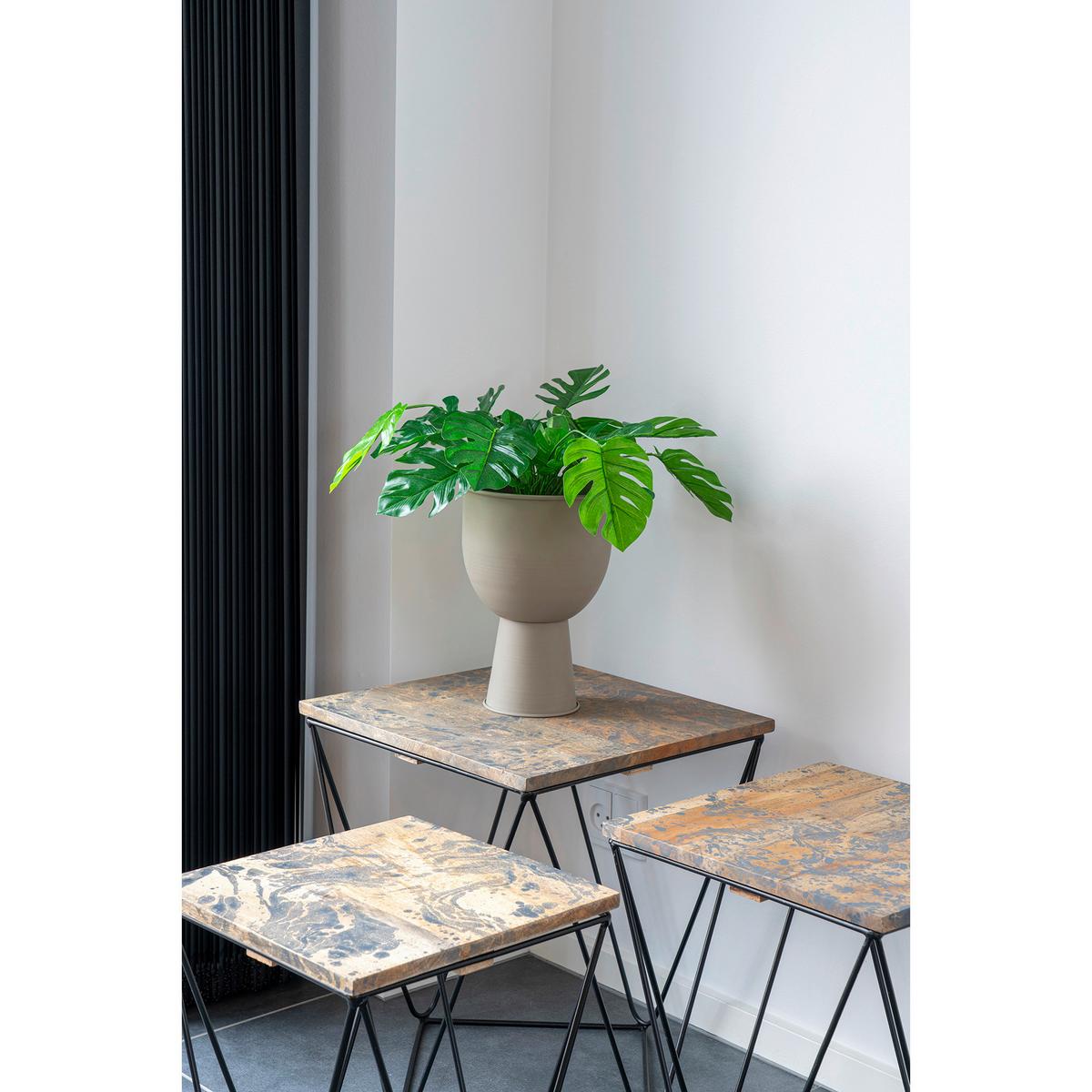 Kunstpflanze Monstera Grün B: 40 Cm - Grün, Design (40/45/40cm)