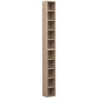 CD-Regal Megosa Sonoma Eiche Dekor - Sonoma Eiche, Design, Holzwerkstoff (40/94/17cm) - MID.YOU