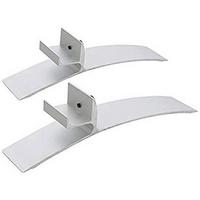 Standfüße Für Infrarot-platten Eycos Aluminium Weiß - Weiß, Basics, Metall (19,2/3,8/3cm)