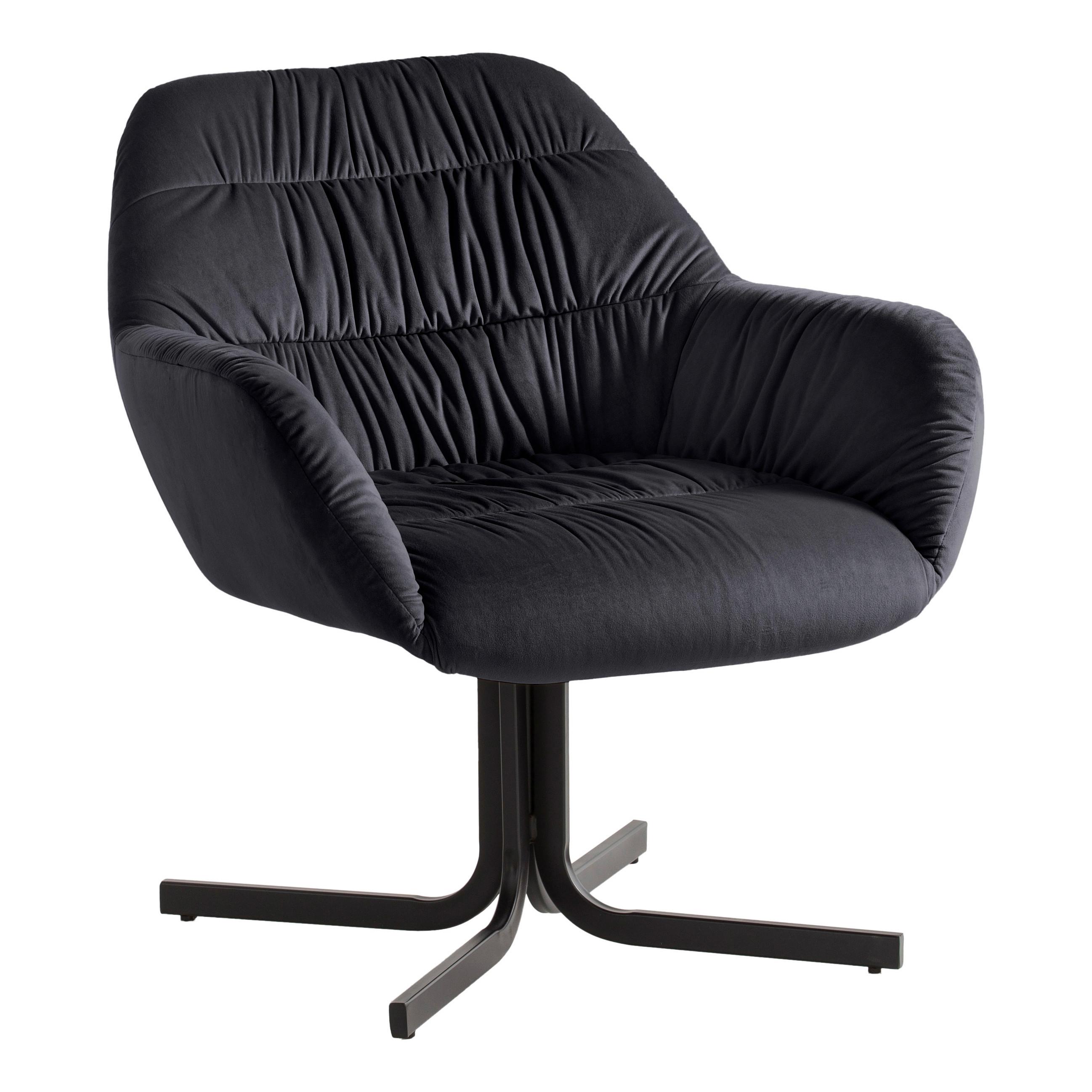 SESSEL Schwarz B: 64 cm - Schwarz, Design, Textil (64/74/68cm) - Livetastic