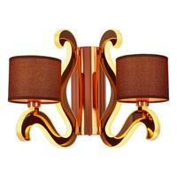 WANDLEUCHTE 22-33529 AMBROSIA - Goldfarben/Schwarz, KONVENTIONELL, Metall (20/35/30cm)