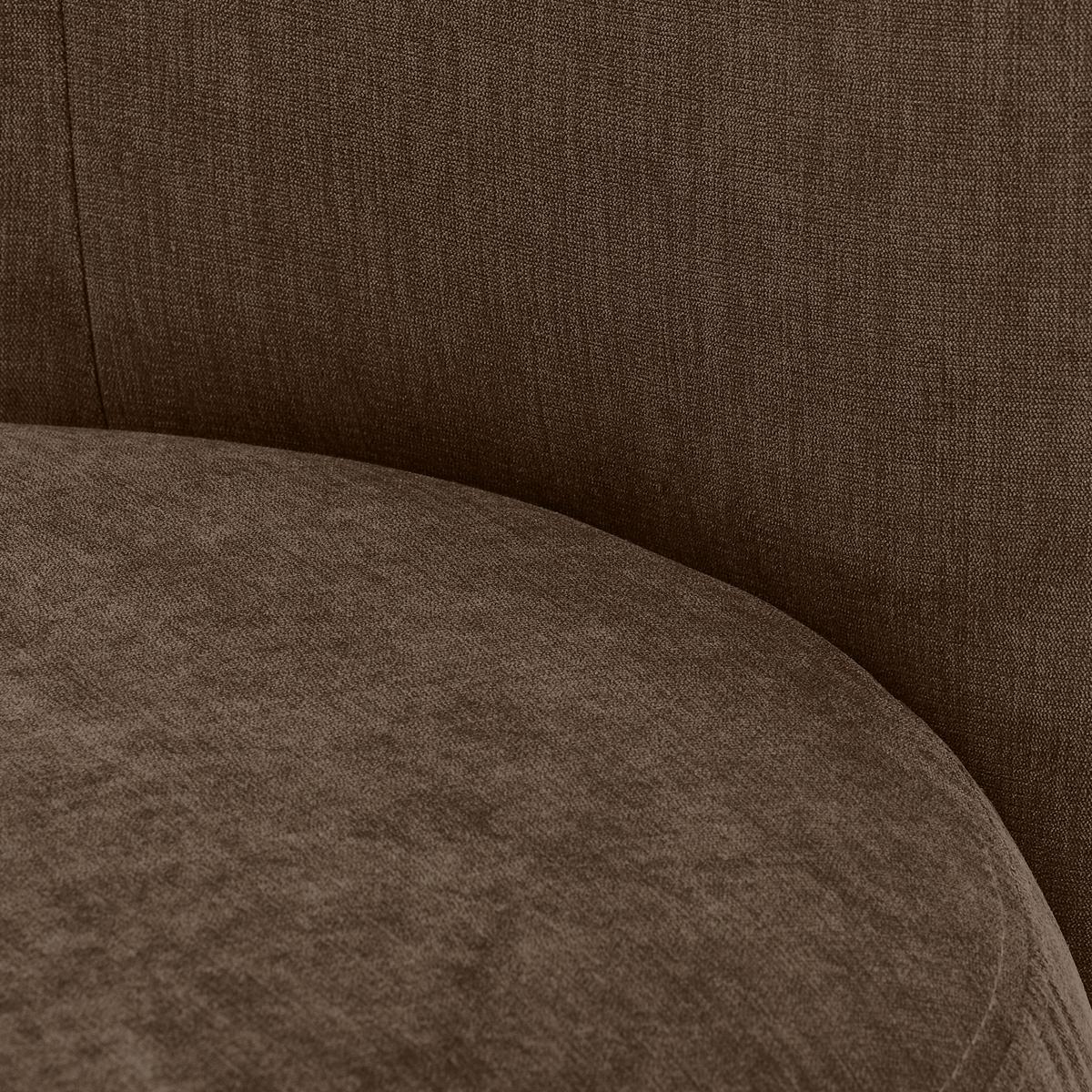 Sessel Boli Dunkelbraun B: 92 Cm - Dunkelbraun/Schwarz, Design, Textil (92/80/84cm) - Livetastic