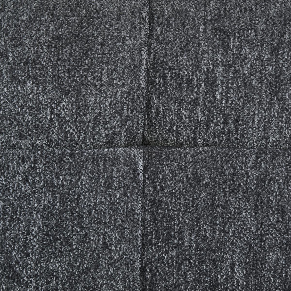 Sitzbank Magnus Dunkelgrau, B: 140 Cm - Dunkelgrau/Schwarz, LIFESTYLE, Textil/Metall (140/85/56,5cm) - MID.YOU
