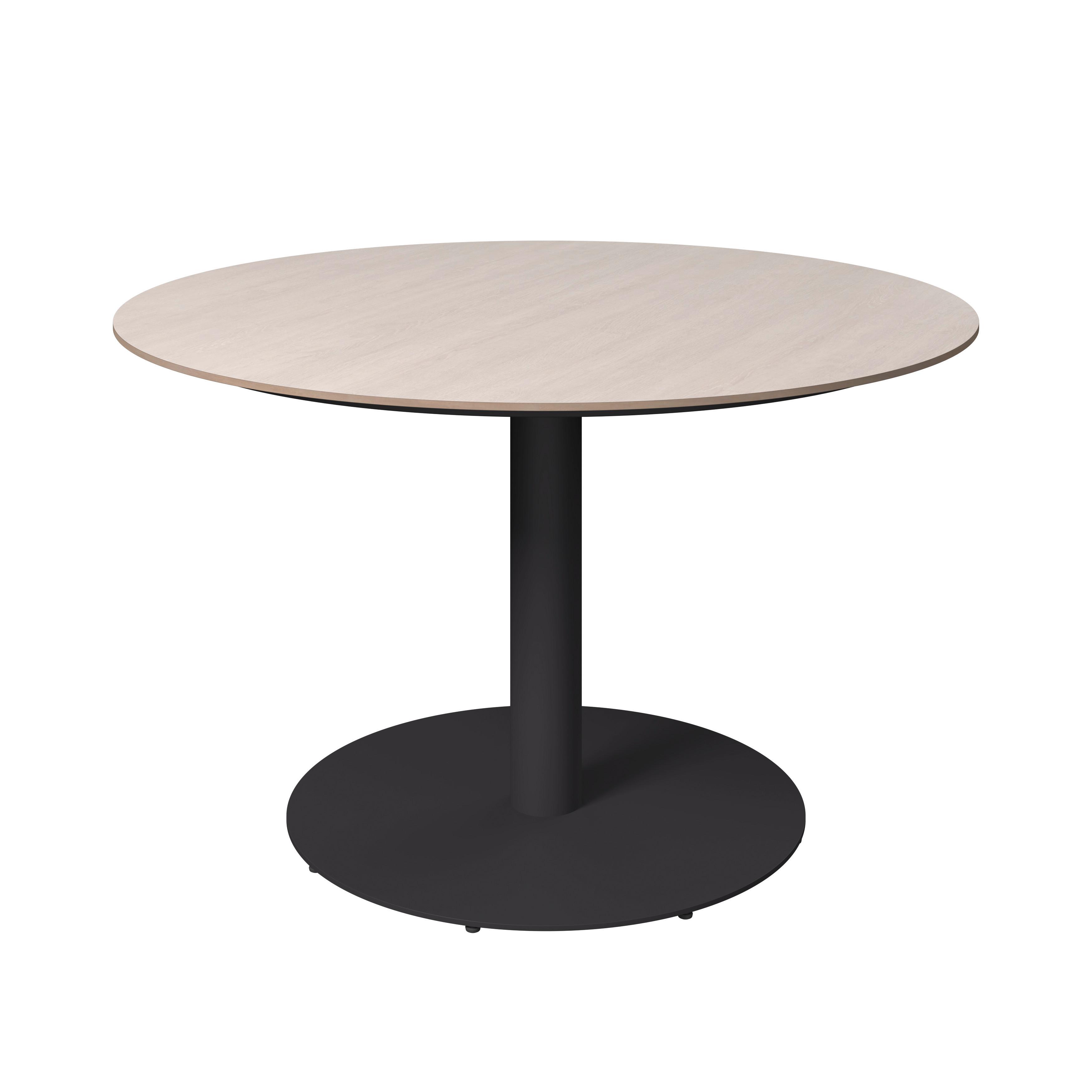 ZÁHRADNÝ STÔL LILLY - prírodná farba/antracitová, Basics, kov/kameň (120/73/120cm)