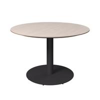 ZÁHRADNÝ STÔL LILLY - prírodná farba/antracitová, Basics, kov/kameň (120/73/120cm)