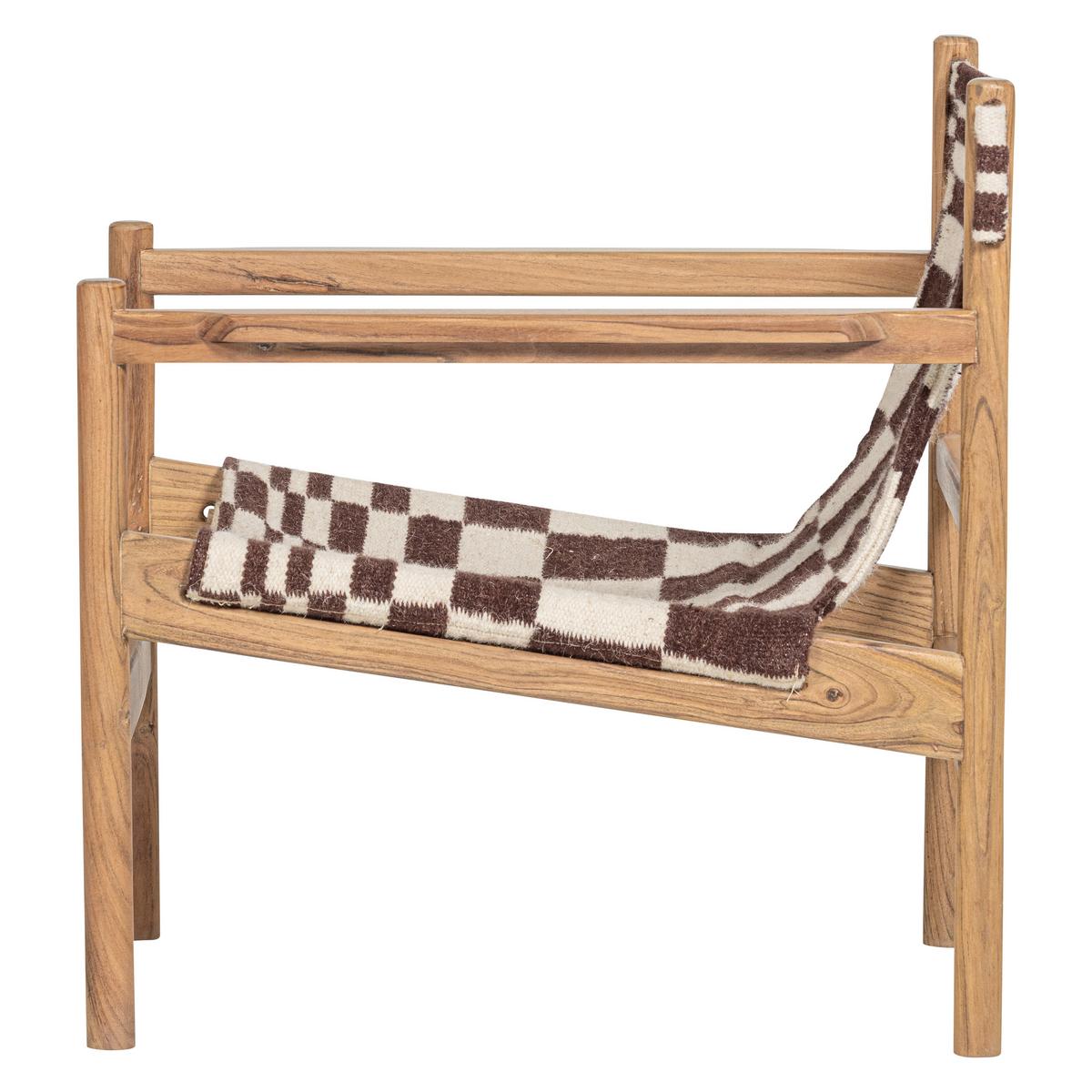 SESSEL Zano Braun/Naturfarben B: 73cm - Braun/Naturfarben, MODERN, Holz/Textil (73/76/67cm) - Livetastic